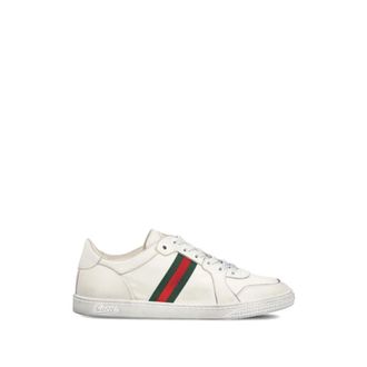 Gucci Sneakers, female, White, Size: 7 1/2 US Stretch Low-top Sneaker
