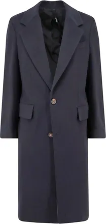 Hev&ograve; Hombre, Abrigos, Azul, Talla: 3XL