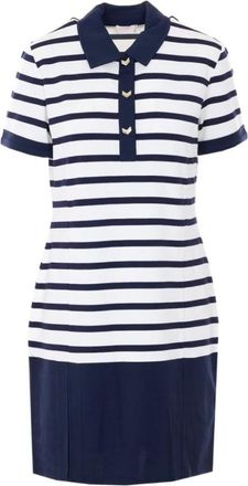 Liu Jo Striped Dress - Dames - Korte kleedjes - Wit - XS - Kleedjes