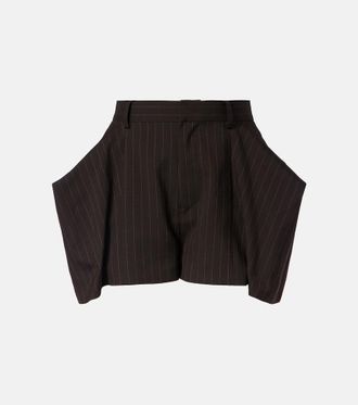 sacai Striped Bermuda shorts