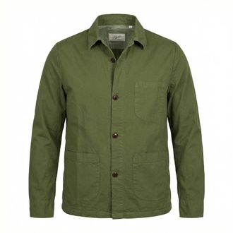 Bl'ker Gabardine Work Shirt - male - BLKER - Casual Shirts - Green - 2XL - Shirts