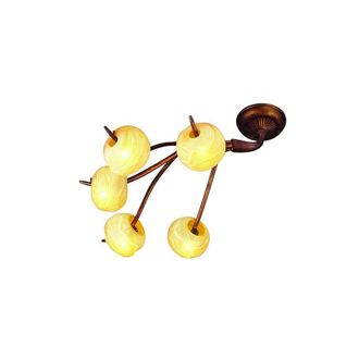 Netlighting (0038 003) Wave Ceiling 5 Light G9 Rustic Gold