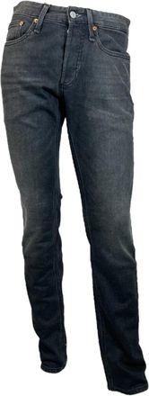 Denham Ridge AWB Straight Fit Zwarte Jeans - Heren - Slim Fit Jeans - Zwart - W32 L34 - Katoen - Jeans