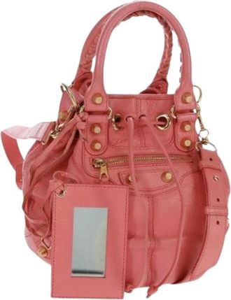 Balenciaga Pre-owned Mini Bags, female, Pink, Size: ONE SIZE Pre-owned Mini Bag