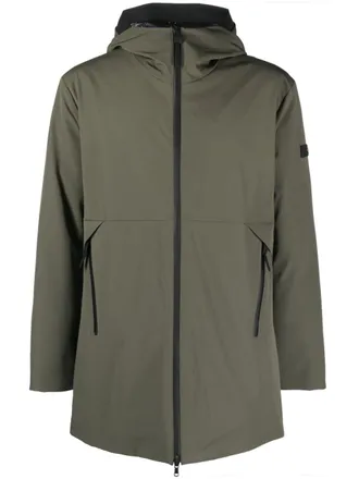 Peuterey Jas met logopatch - Groen