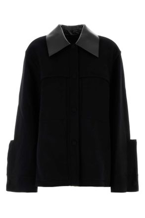 Jil Sander Zwarte Woljacke