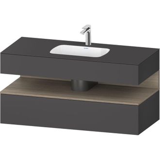 Duravit Qatego Lavabo Encastrado Con Base De Lavabo Consola, - Duravit