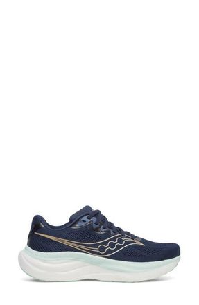 Saucony Ride 19 Running Shoe in Navy/Aqua at Nordstrom, Size 10.5