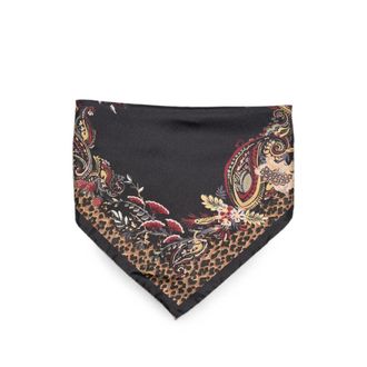 Etro Paisley Leopard-print Scarf