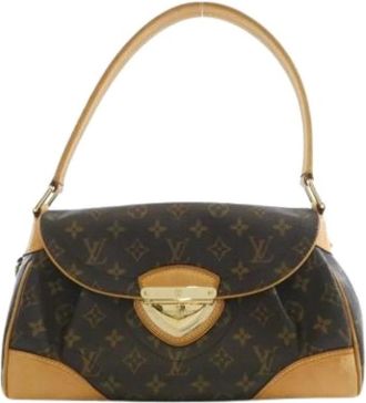 Louis Vuitton Pre-owned Monogram Schoudertas - Dames - Vintage Schoudertas - Bruin - ONE Size - Vintage