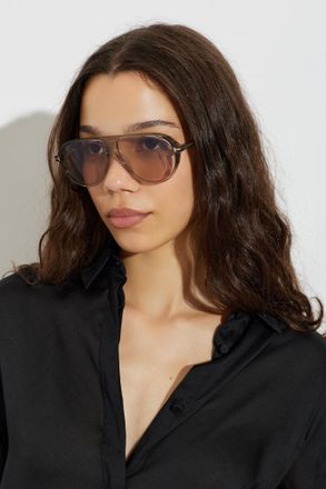 Tom Ford Marcus Sunglasses, Unisex, Grey