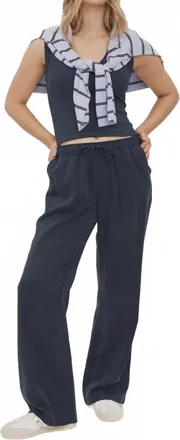 Gentle Fawn Gabriel Pant In Washed Navy