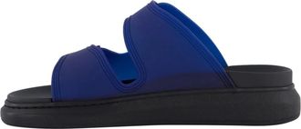 Alexander McQueen Alexander McQueen Slipper & Pantoletten - Heren Hybrid Transparant Slide Blauw - Gr. 45 (EU) - in Blau - f&uuml;r Damen