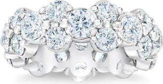 Pompeii3 5 1/2 Ct TW Diamond Eternity Ring 14k Gold Womens Anniversary Band Lab Grown