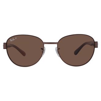 Ray-Ban Brown Polarized Square Unisex Sunglasses RB3766CH 9259AN 56