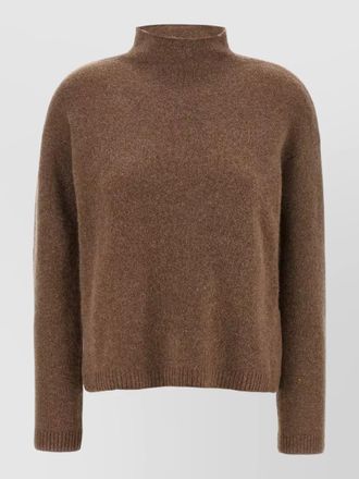 Max Mara orlaya stretch cashmere mock neck sweater