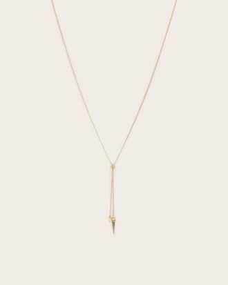 AllSaints Laio Spiked Necklace