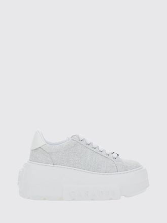 Casadei Sneakers Nexus stringate con zeppa e suola platform in gomma