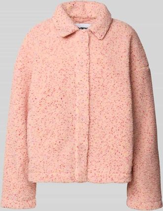 Review Jacke mit Teddyfell in Rose, Größe XL