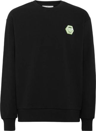 Philipp Plein cotton sweatshirt - men - Elastane/Cotton - XXXL - Black