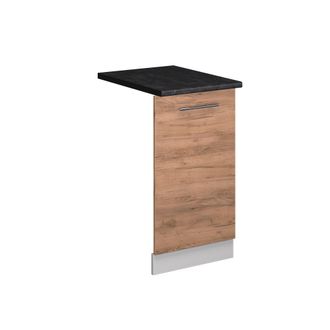 Vicco Panel Frontal Del Lavavajillas Fame-line, Roble Dorado, 45 Cm, Et Antracita Vicco