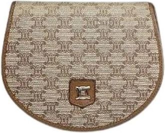 Celine Pre-owned Leather Wallet - Dames - Vintage Accessoires - Beige - ONE Size - Leer - Vintage
