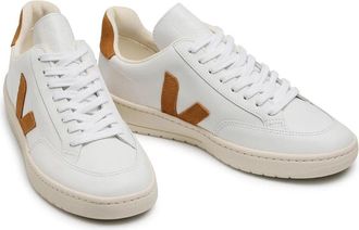Veja Womens Veja V-12 XD022322 Sneakers White Leather Lifestyle Shoes HAWK1335