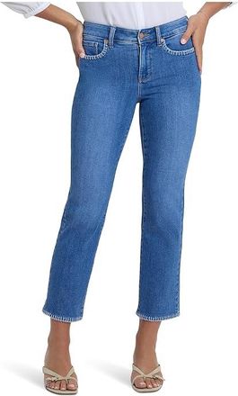 NYDJ Marilyn Ankle Jeans in Blue Paradise Womens Clothing Blue Paradise : 10 27, Cotton/Denim/Elastane