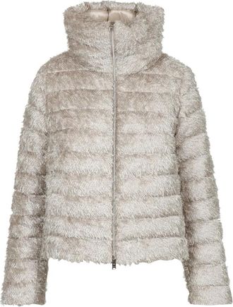 Herno Chantilly Down Jacket - Dames - Gewatteerde jassen - Grijs - L - Jassen