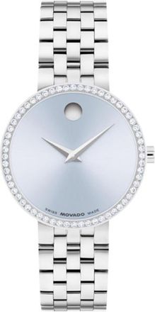 Movado Museum Quartz Blue Dial Ladies Watch 0608066