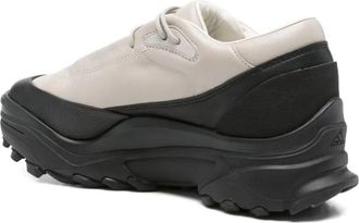 Yohji Yamamoto Mens Gsg9 Lo Sneaker Brown Leather With Rubber
