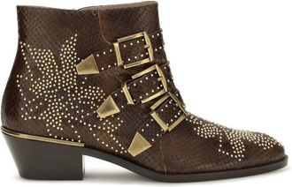 Chlo&eacute; Brown Susanna Ankle Boots
