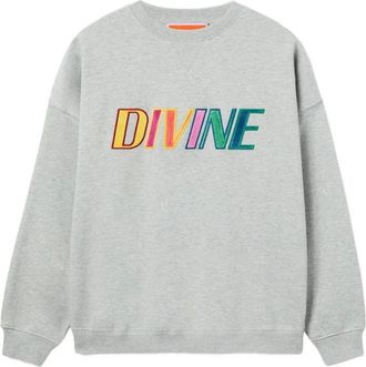 La DoubleJ Felpa Off Court con ricamo - Grigio