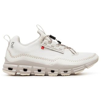 On Cloudaway Textile Synthetic Womens Low Top Trainers - Ivory Pearl - Size:UK 5.5