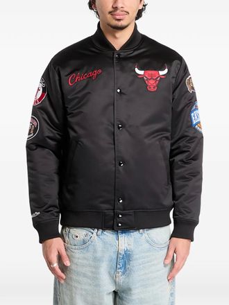 Mitchell & Ness x Chicago Bulls NBA Blackout bomber jacket - men - Polyester - L