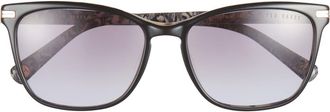 Ted Baker 56mm Cat Eye Sunglasses in Black at Nordstrom Rack