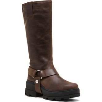Sorel Joan FRWD Waterproof Harness Boot in Tobacco/Black at Nordstrom Rack, Size 6