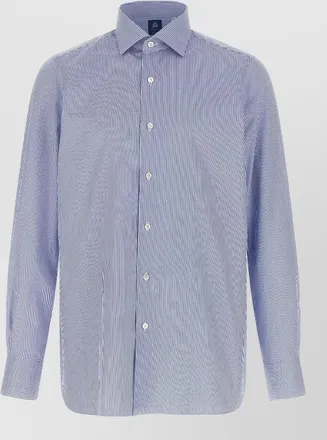 Finamore cotton long-sleeve shirt