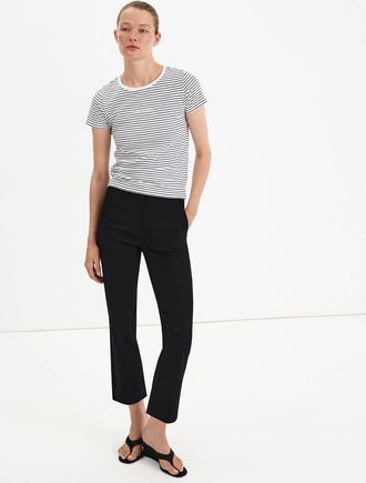 Mango Maglietta righe logo blu marino scuro - Donna - XS - MANGO