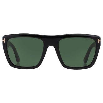Tom Ford Alberto Green Browline Mens Sunglasses FT1077 01N 55