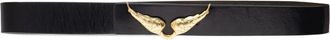 Zadig&Voltaire Winged-buckle Leather Belt