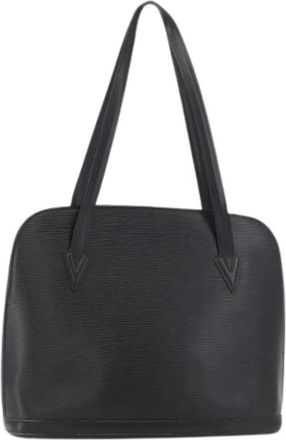 Louis Vuitton Pre-owned Shoulder Bags, female, Black, Size: ONE SIZE Pre-owned Lussac Shoulder Bag