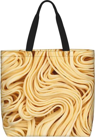 Generic Women Handbag Ramen Noodle Soup Pattern Women Tote Bag Waterproof Fashion Shopping Bags, For Wedding, Graduation, Birthday, Daily, Swim