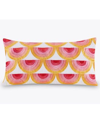 Trina Turk 200Tc Satin Stitch Embroidered Oblong Pillow