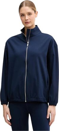 Joseph Ribkoff Stretch Nylon Zip Jacket - Dames - Vesten met rits - Blauw - XL - Nylon - Hoodies & sweatvesten