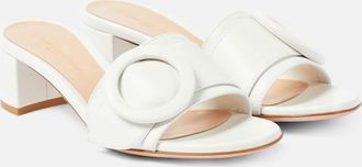 Gianvito Rossi Embellished leather sandals