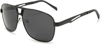 Generic Polarized Sunglasses for Men - Side Cutout Design to Block Glare, Double Beam Skeleton Ideal for Outdoor Activities, Fishing, and Travel