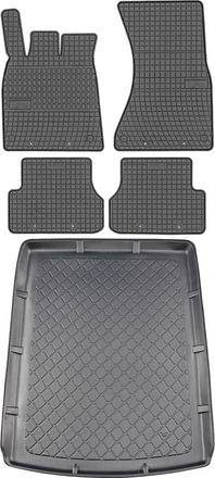 OEM Juego De Alfombrillas De Goma Para Coche Y Maletero Para Audi A6 C7 Kombi (09.2011-08.2018)