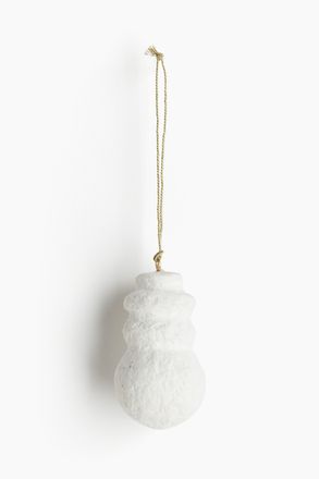 H&M Weihnachtsbaumschmuck aus Pappmaché - White