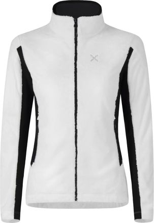 Montura Fitted White Jacket with Black Accents and High Collar